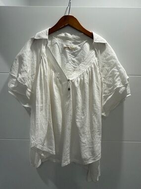 Free people Sunray babydoll shirt. Medium